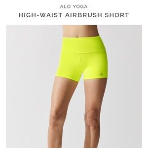 SOLD Alo Yoga High Waist Airbrush Short